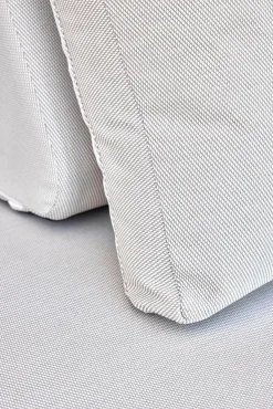 Loungesoffa offwhite - 96,5x253x31,5 cm