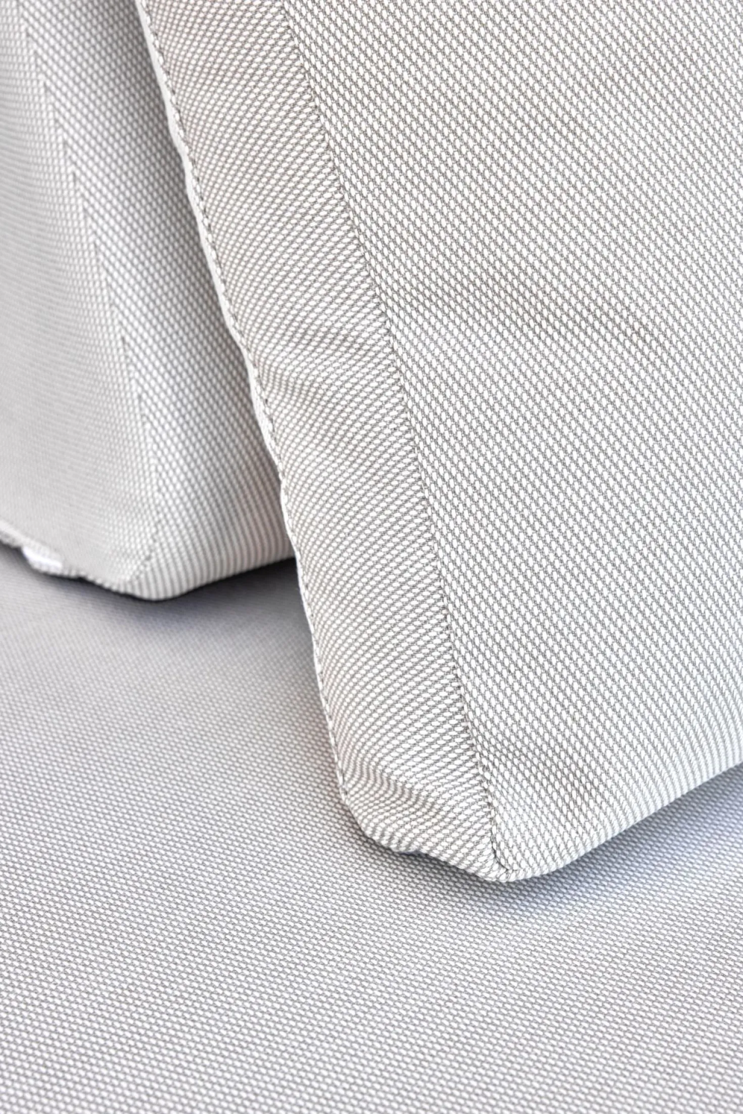 Loungesoffa offwhite - 96,5x253x31,5 cm