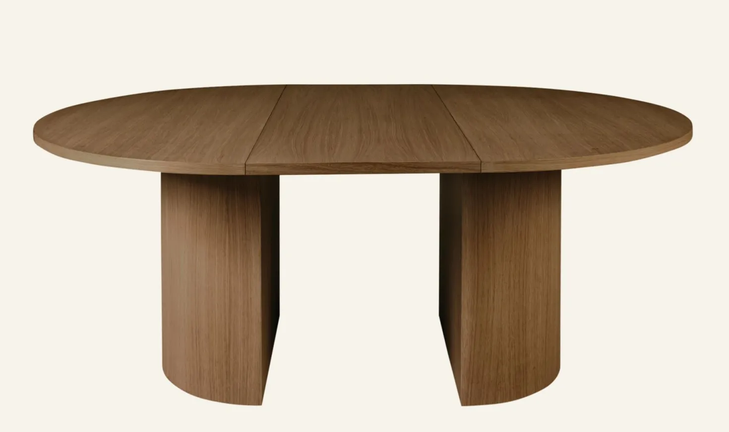Matbord brun - ø127 cm