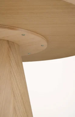 Matbord natur - ø120 cm
