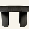Matbord svart - ø127 cm