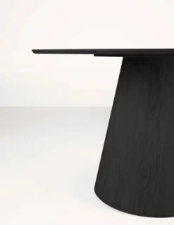 Matbord svart - ø120 cm