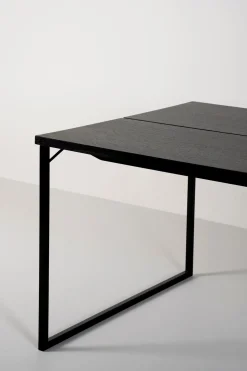 Matbord svart - 100x200x75 cm