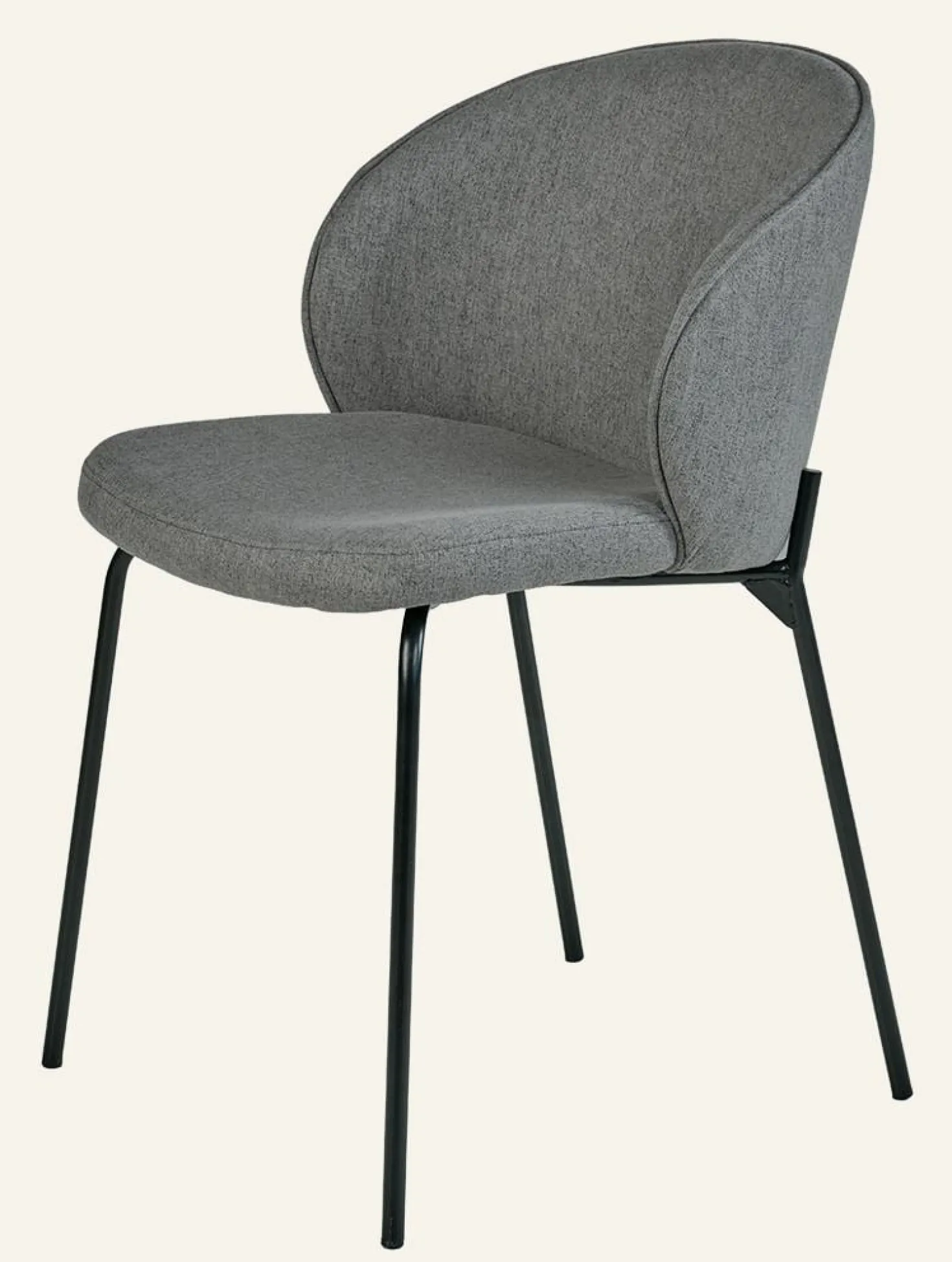 Matstol grå - 57x49.5x80 cm