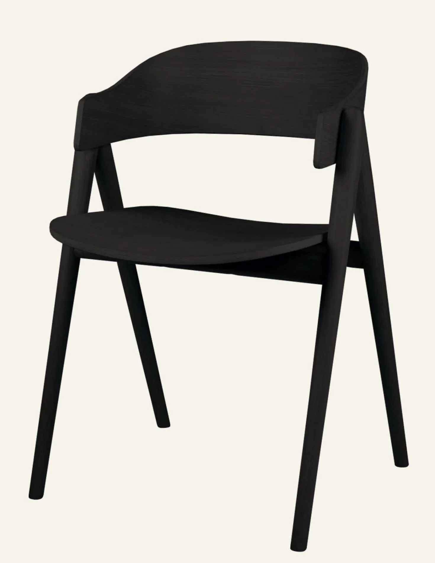 Matstol svart - 54x51x74 cm