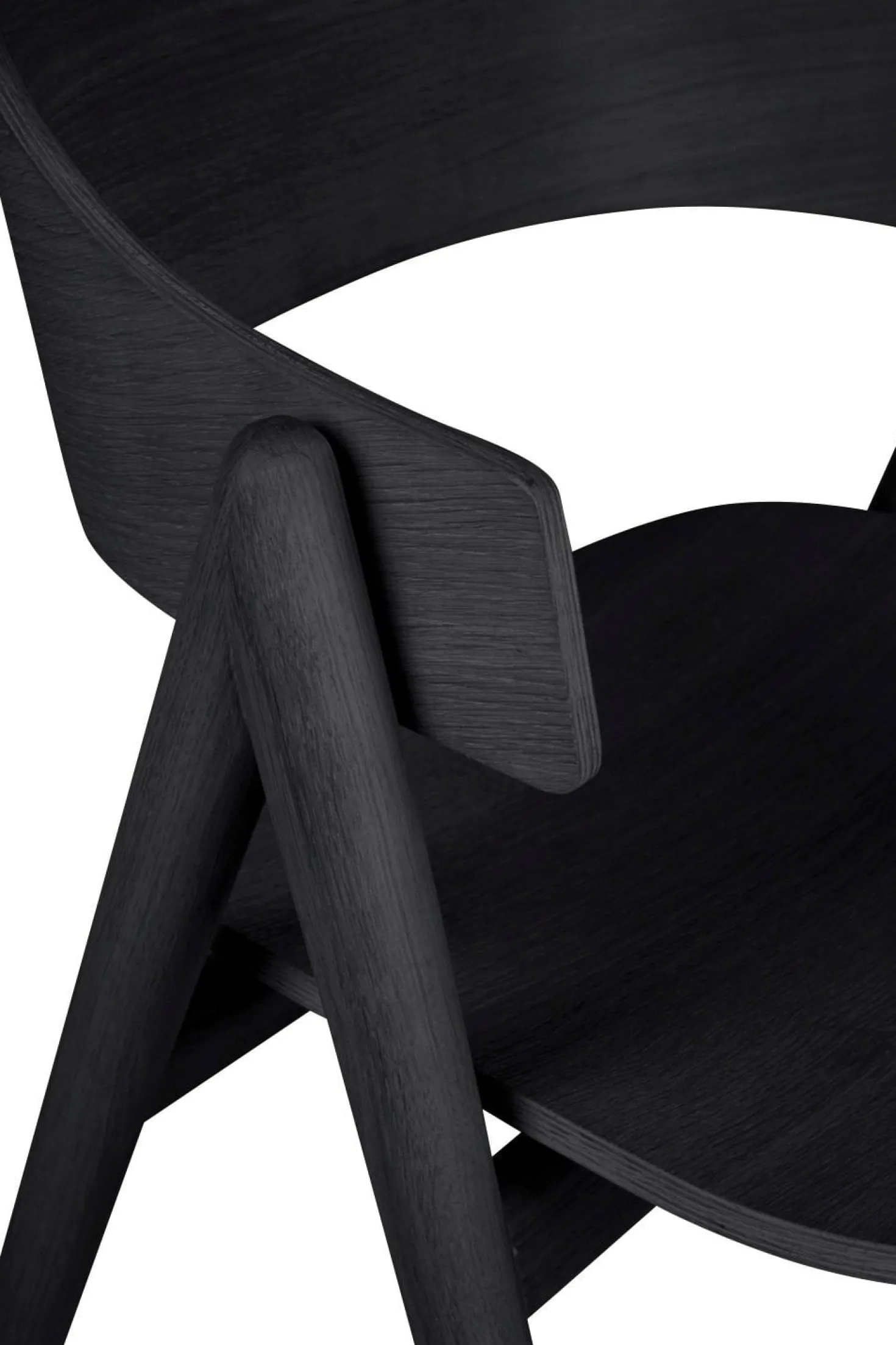 Matstol svart - 54x51x74 cm