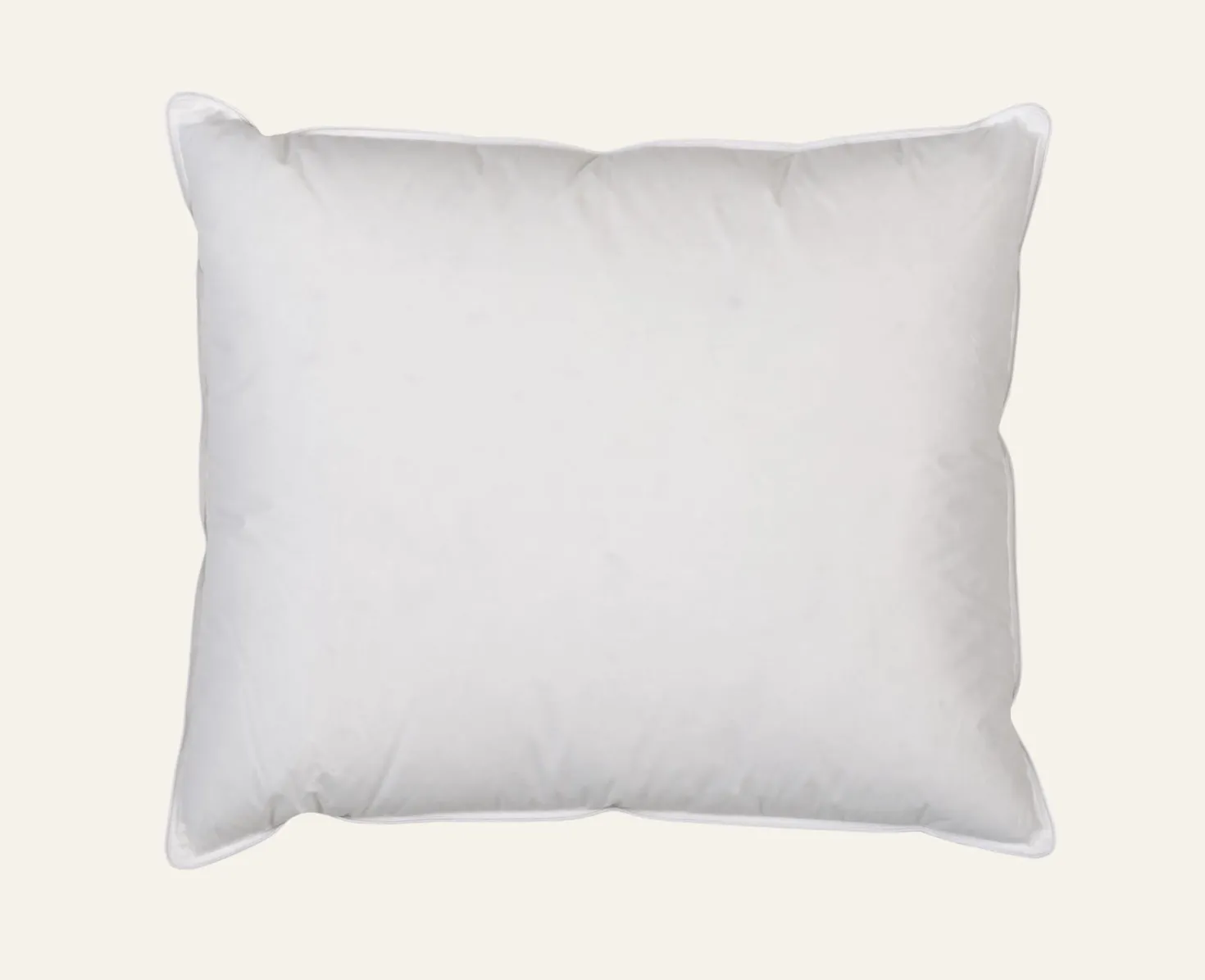 Medelhög dun och fjäderkudde vit - 50x60 cm