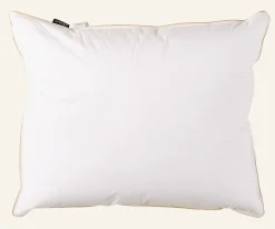 Medelhög fiberkudde vit - 50x60 cm