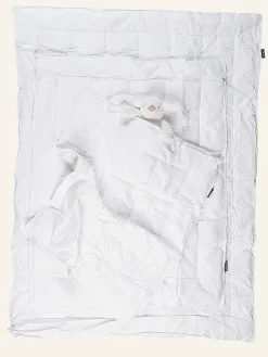 Medelvarmt fibertäcke barn vit - 100x130 cm