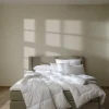 Medelvarmt fibertäcke vit - 150x210 cm