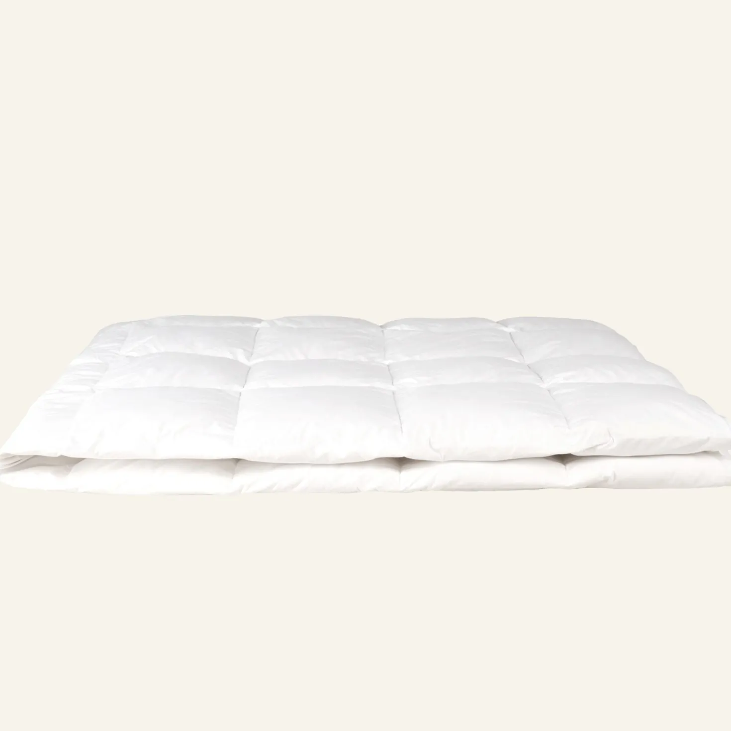 Medelvarmt fjäder- och duntäcke vit - 150x210 cm