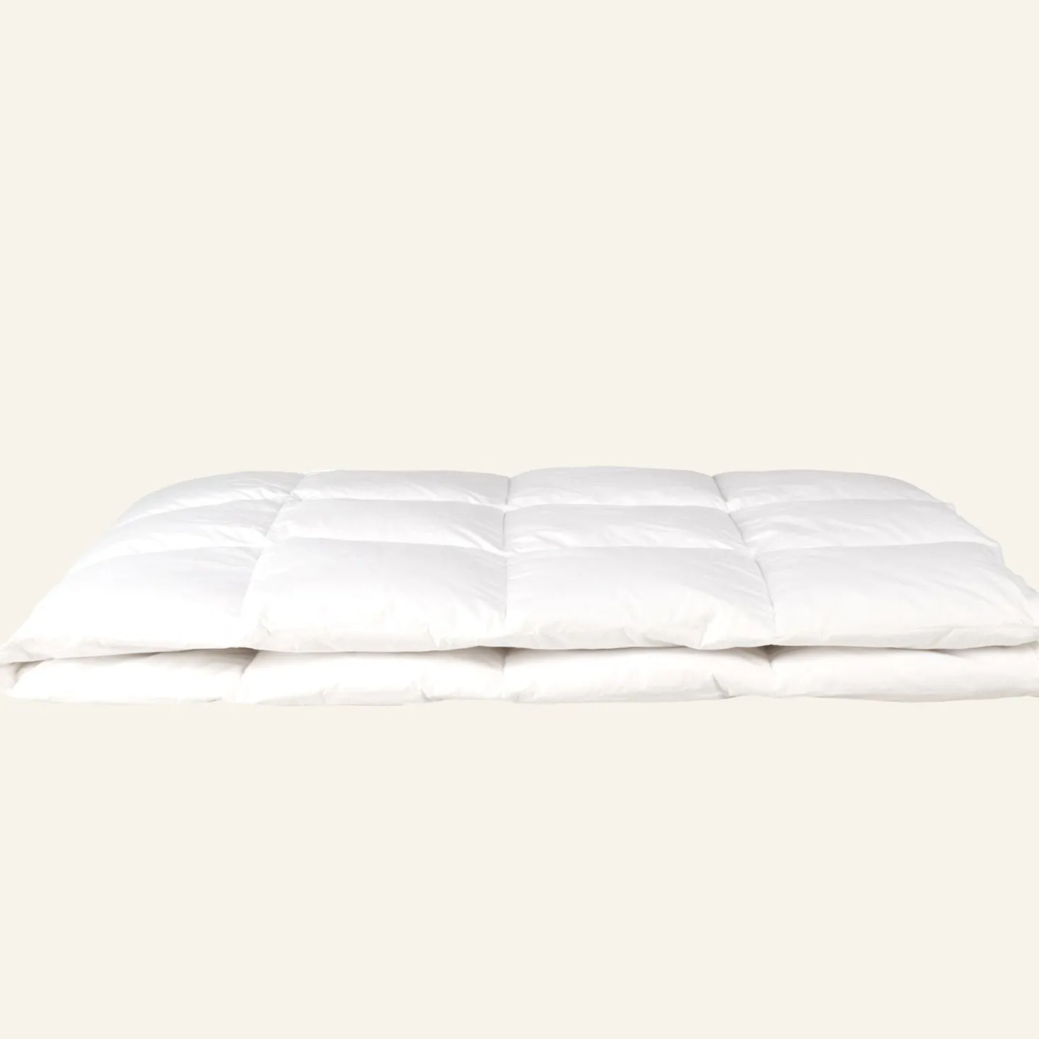 Medelvarmt fjäder- och duntäcke vit - 150x210 cm
