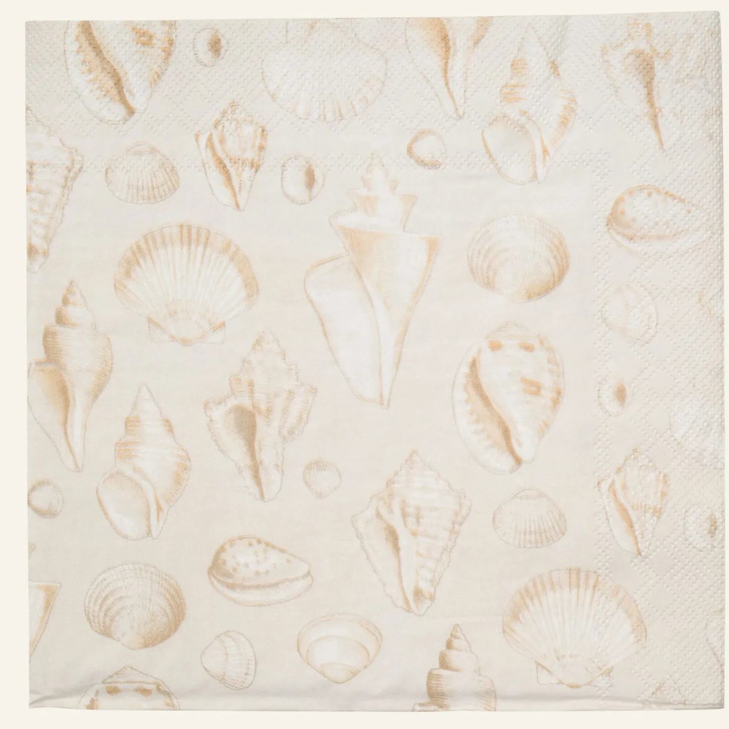 Middagsservetter multi/beige - 40x40 cm