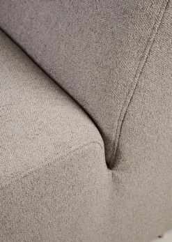 Modul öppen ände höger beige - 134x93x73 cm
