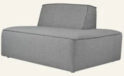 Modul öppen ände höger grå - 134x93x73 cm