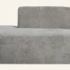 Modul öppen ände vänster grå - 134x93x73 cm