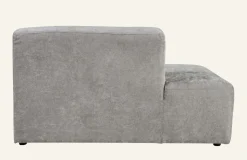 Modul öppen ände vänster grå - 134x93x73 cm