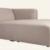 Modul schäslong höger beige - 154x114x73 cm
