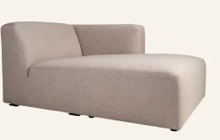 Modul schäslong höger beige - 154x114x73 cm