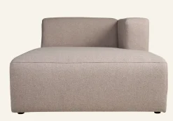 Modul schäslong höger beige - 154x114x73 cm