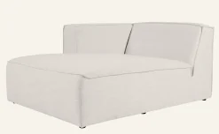 Modul schäslong vänster natur - 154x114x73 cm