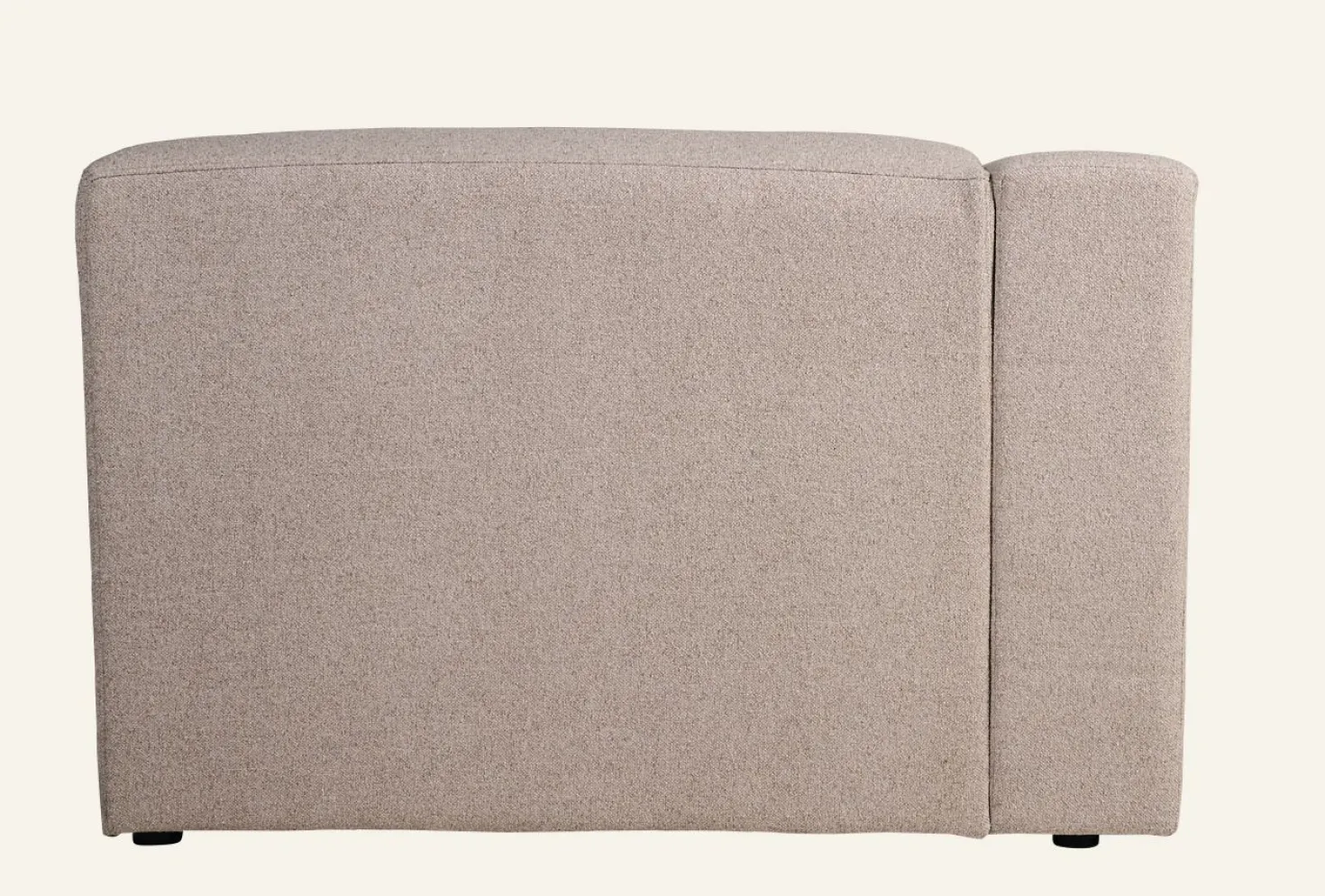 Modul 1,5-sits armstöd höger beige - 110x93x73 cm
