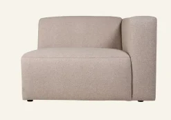 Modul 1,5-sits armstöd höger beige - 110x93x73 cm