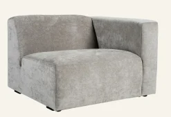 Modul 1,5-sits armstöd höger grå - 110x93x73 cm