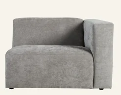 Modul 1,5-sits armstöd höger grå - 110x93x73 cm
