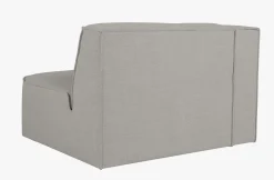 Modul 1,5-sits med vänster armstöd grå - 110x93x73 cm