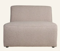 Modul 1,5-sits utan armstöd beige - 90x93x73 cm