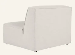 Modul 1,5-sits utan armstöd natur - 90x93x73 cm