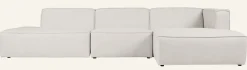 Modulsoffa 3 delar öppen ände vänster natur - 338x153x73 cm