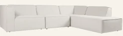 Modulsoffa 4 delar öppen ände höger natur - 293x227x73 cm