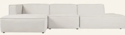 Modulsoffa 3 delar öppen ände höger natur - 338x153x73 cm
