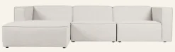 Modulsoffa 3 delar schäslong vänster natur - 314x154x73 cm