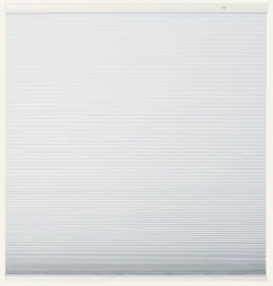 Mörkläggande dubbel plisségardin vit - 90x210 cm