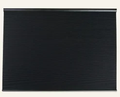 Mörkläggande dubbel plisségardin svart - 110x160 cm