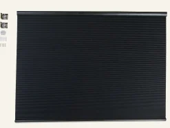 Mörkläggande dubbel plisségardin svart - 110x160 cm