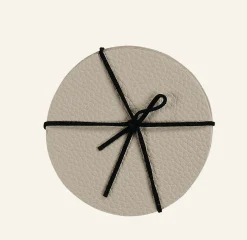 4-pack glasunderlägg beige - ø10 cm