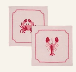 2pack glasunderlägg rosa - 15x15 cm