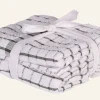 2-pack kökshanddukar grön - 50x70 cm
