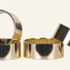 4-pack servettringar guld - ø4,5