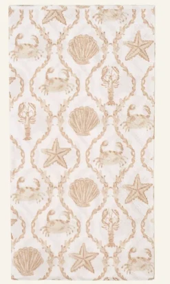 Pappersservetter beige - 33x42 cm