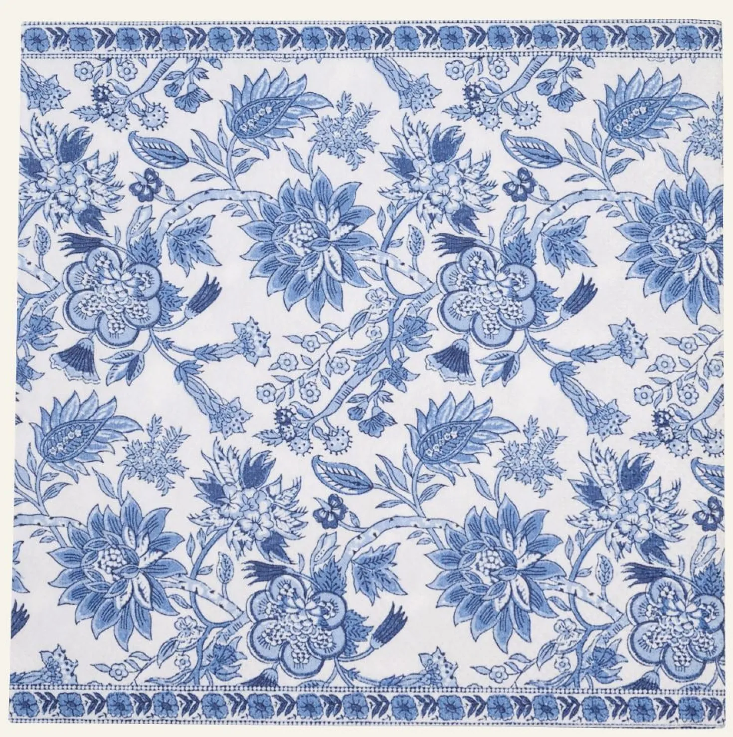 Pappersservetter multi/blå - 33x33 cm