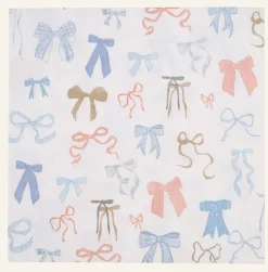 Pappersservetter multi/blå - 33x33 cm