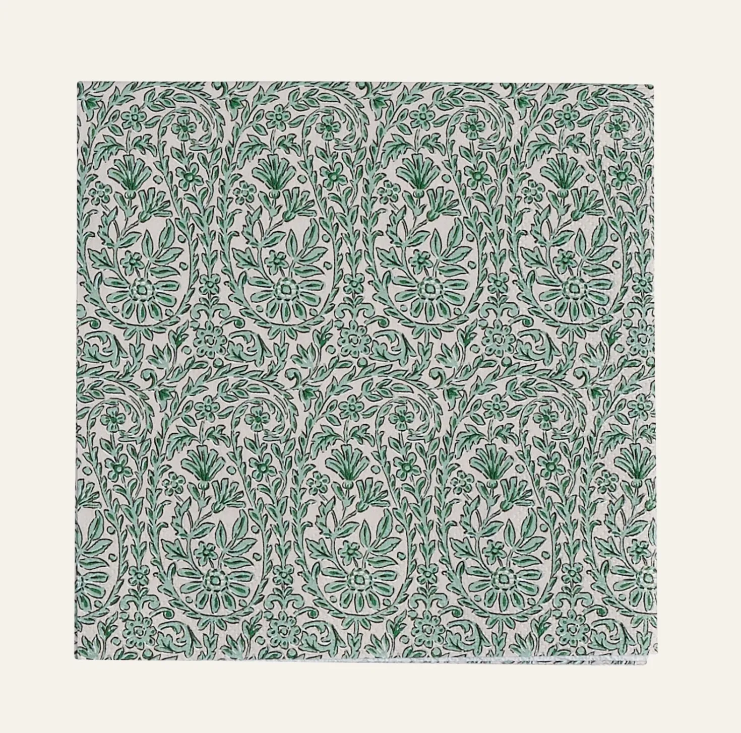 Pappersservetter multi/grön - 33x33 cm
