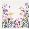 Pappersservetter multi/vit - 33x33 cm