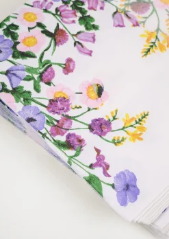 Pappersservetter multi/vit - 33x33 cm