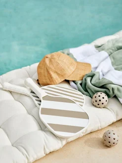 Pickleballset ljusbeige - 19,5x3,5x39,5 cm
